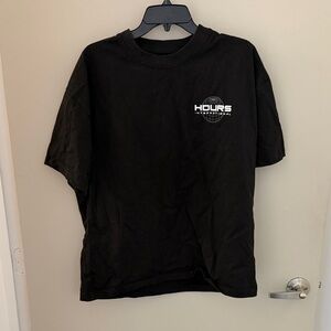 Hours International Black Short Sleeve Tee